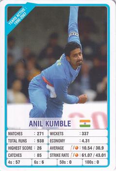 2022 Aamango ODI Cricket Legends Trump Cards #NNO Anil Kumble Front
