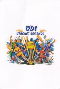 2022 Aamango ODI Cricket Legends Trump Cards #NNO AB de Villiers Back