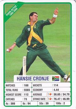 2022 Aamango ODI Cricket Legends Trump Cards #NNO Hansie Cronje Front