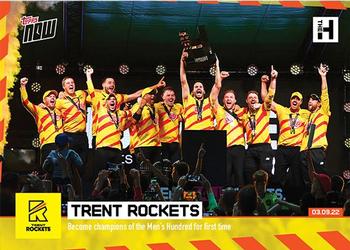 2022 Topps Now The Hundred #029 Trent Rockets Front