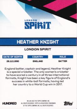 2022 Topps The Hundred #NNO Heather Knight Back