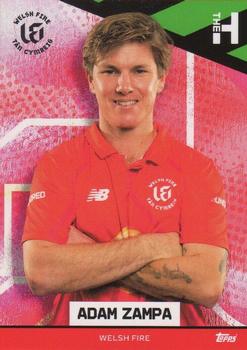 2022 Topps The Hundred #NNO Adam Zampa Front