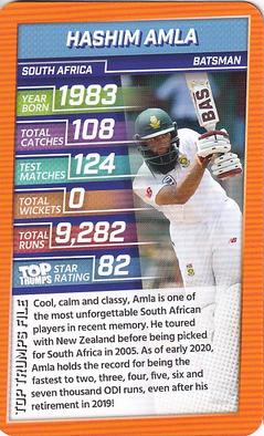 2020 Top Trumps Legends Of Cricket #NNO Hashim Amla Front