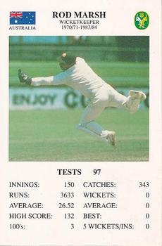 1994 The Great Test Match Card Game #NNO Rod Marsh Front