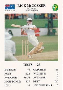 1994 The Great Test Match Card Game #NNO Rick McCosker Front