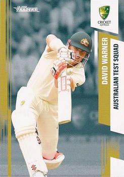 2022-23 TLA Traders Cricket Australia #015 David Warner Front