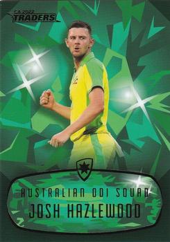 2022-23 TLA Traders Cricket Australia - Mojo Emerald #ME021 Josh Hazlewood Front