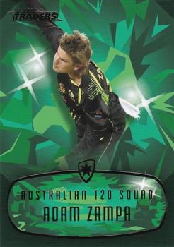 2022-23 TLA Traders Cricket Australia - Mojo Emerald #ME042 Adam Zampa Front