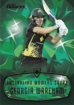 2022-23 TLA Traders Cricket Australia - Mojo Emerald #ME057 Georgia Wareham Front