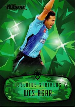 2022-23 TLA Traders Cricket Australia - Mojo Emerald #ME058 Wes Agar Front