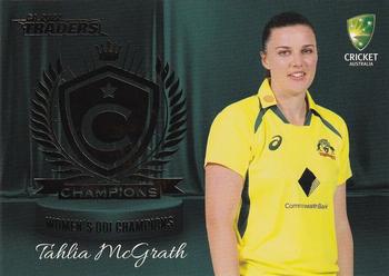 2022-23 TLA Traders Cricket Australia - Champions #C 20 Tahlia McGrath Front