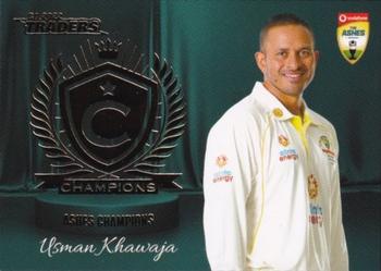 2022-23 TLA Traders Cricket Australia - Champions #C 31 Usman Khawaja Front