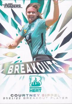 2022-23 TLA Traders Cricket Australia - Breakouts White #BO 06 Courtney Sippel Front