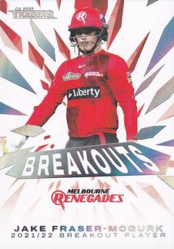 2022-23 TLA Traders Cricket Australia - Breakouts White #BO 09 Jake Fraser-McGurk Front