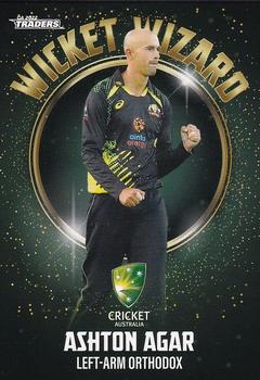2022-23 TLA Traders Cricket Australia - Wicket Wizards #WW 01 Ashton Agar Front