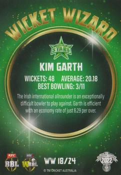 2022-23 TLA Traders Cricket Australia - Wicket Wizards #WW 18 Kim Garth Back