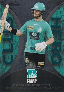 2022-23 TLA Traders Cricket Australia - Club Heroes Parallel #CHP 05 Ben Duckett Front