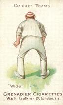 1899 Grenadier Cricket Terms #NNO 