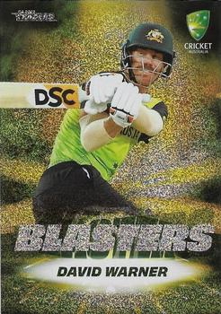 2022-23 TLA Traders Cricket Australia - Blasters Priority #B 04 David Warner Front