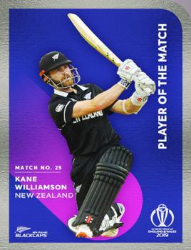 2019 Tap 'N' Play Cricket World Cup Player Of The Match #25 Kane Williamson Front