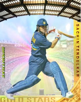 2014 Sportaxe Gold Stars Cricket #NNO Sachin Tendulkar Front