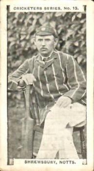 1902 Old Chum's Cricketers #13 Arthur Shrewsbury Front