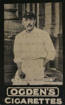 1901 Ogden's Our Leading Cricketers #NNO J.T. Hearne Front