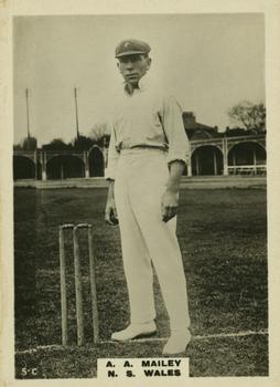 1923-25 Godfrey Phillips Cricketers #5 Arthur Mailey Front