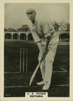 1923-25 Godfrey Phillips Cricketers #10 Jack Ryder Front