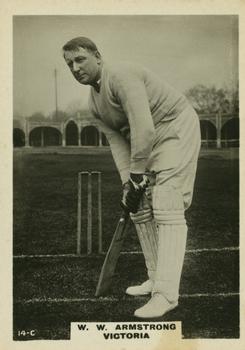 1923-25 Godfrey Phillips Cricketers #14 Warwick Armstrong Front