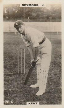 1923-25 Godfrey Phillips Cricketers #28 John Seymour Front