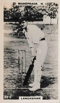 1923-25 Godfrey Phillips Cricketers #33 Harry Makepeace Front