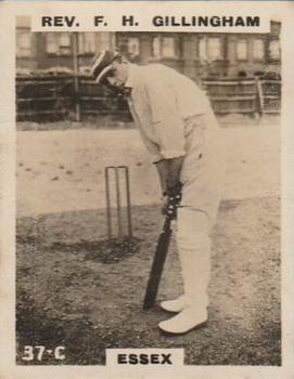 1923-25 Godfrey Phillips Cricketers #37 Frank Gillingham Front