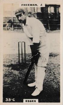 1923-25 Godfrey Phillips Cricketers #39 John Freeman Front