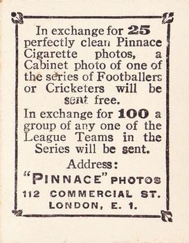 1923-25 Godfrey Phillips Cricketers #45 William Reeves Back