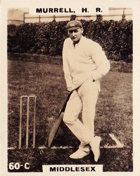 1923-25 Godfrey Phillips Cricketers #60 Harry Murrell Front