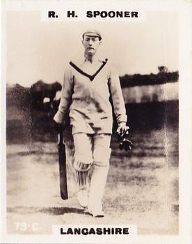 1923-25 Godfrey Phillips Cricketers #79 Reg Spooner Front