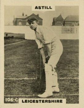 1923-25 Godfrey Phillips Cricketers #106 Ewart Astill Front