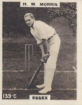 1923-25 Godfrey Phillips Cricketers #139 Harold Morris Front