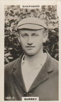 1923-25 Godfrey Phillips Cricketers #152 Tom Shepherd Front