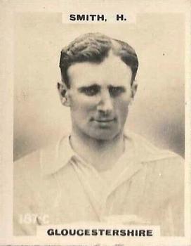 1923-25 Godfrey Phillips Cricketers #187 Harry Smith Front