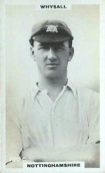 1923-25 Godfrey Phillips Cricketers #190 William Whysall Front