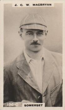 1923-25 Godfrey Phillips Cricketers #196 Jack MacBryan Front