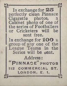 1923-25 Godfrey Phillips Cricketers #206 James Evans Back