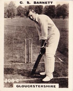 1923-25 Godfrey Phillips Cricketers #208 Charlie Barnett Front