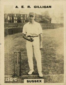 1923-25 Godfrey Phillips Cricketers #130 Arthur Gilligan Front