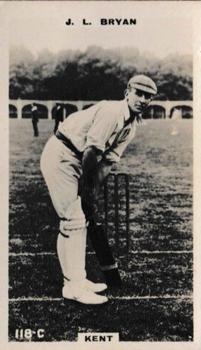 1923-25 Godfrey Phillips Cricketers #118 John Bryan Front