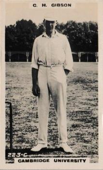 1923-25 Godfrey Phillips Cricketers #223 Clement Gibson Front