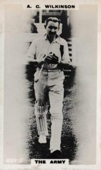 1923-25 Godfrey Phillips Cricketers #221 Alexander Wilkinson Front