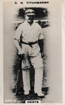 1923-25 Godfrey Phillips Cricketers #220 Charles Titchmarsh Front
